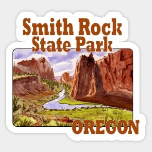 Smith Rock State Park, Oregon Sticker